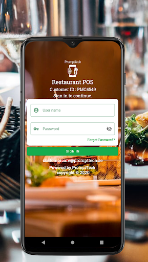 Android application Easy Restaurant & Retail POS screenshort