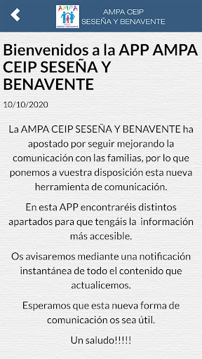 AMPA CEIP SESEÑA Y BENAVENTE Screen 3