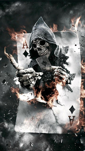 Android application Grim reaper wallpapers screenshort