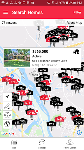 Android application Blanchard & Calhoun Homes screenshort