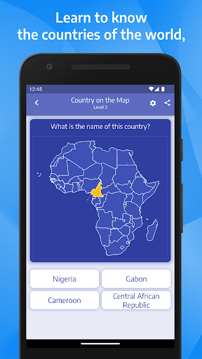 Screenshot of Quiz Geo - World Countries