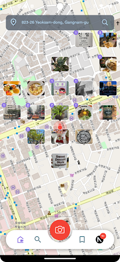 Android application inSpotMap screenshort