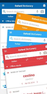 Oxford Italian Dictionary Screenshot