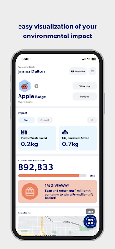 Android application Friendlier screenshort