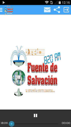 Android application Radio Fuente De Salvación screenshort