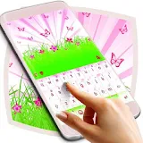 Pink Nature Keyboard icon