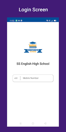 Android application SS English High School screenshort