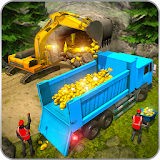 Gold Digger Heavy Excavator Crane Mining Games icon