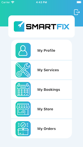 Android application SmartFix Vendors screenshort