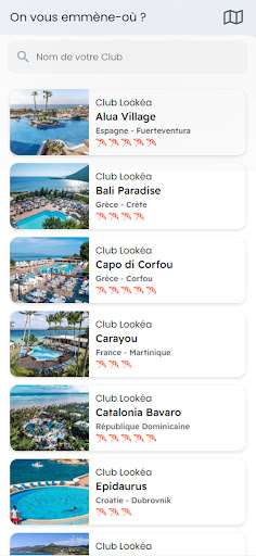 Android application Mon Club Lookéa screenshort