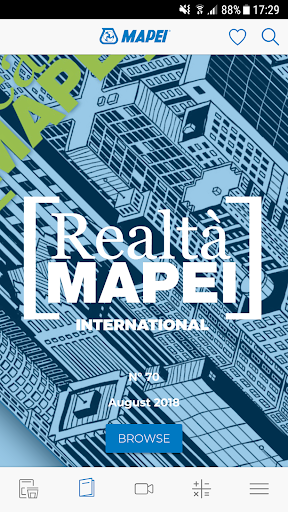 Android application Mapei APP screenshort