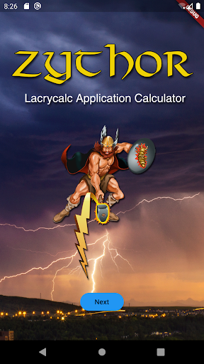 Android application Lacrythor screenshort