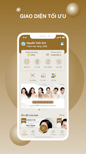 Android application Khơ Thị Beauty Clinic screenshort