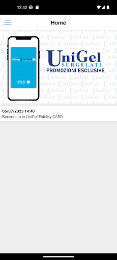 UniGel Fidelity CARD Screen 2