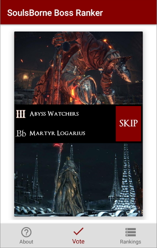SoulsBorne Boss Ranker