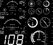 screenshot of Dashboard Air - Speedometer