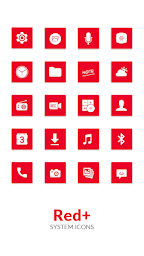 Red+ Icon Pack