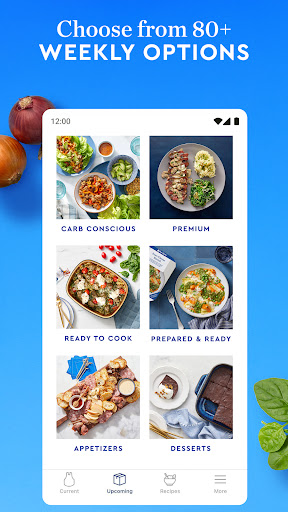 Screenshot of Blue Apron