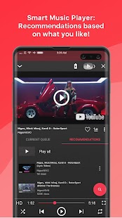 Music app: Stream Schermata