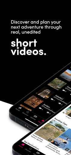 Android application NaviSavi - Short Travel Clips screenshort