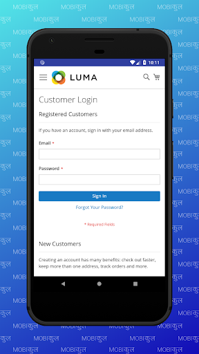 Screenshot of Magento 2 Hybrid Mobile App