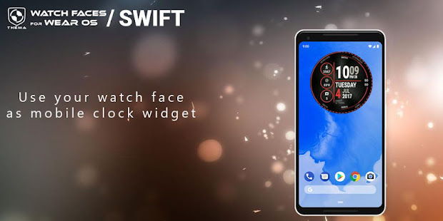 Swift Watch Face & Clock Widget Varies with device APK screenshots 4