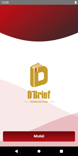 Android application Dbrief screenshort