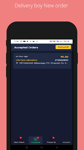 UnakotiMart | Delivery Partner Screen 2