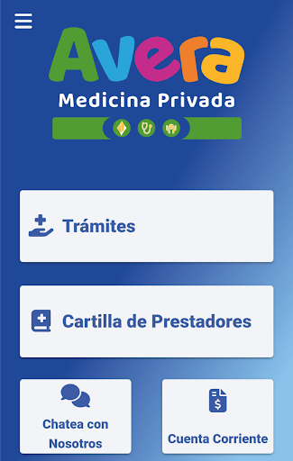 Android application Avera Medicina Privada screenshort
