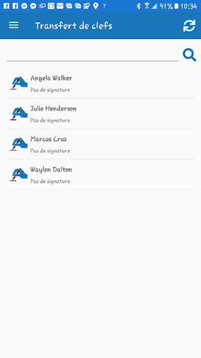 Aperçu de l'application