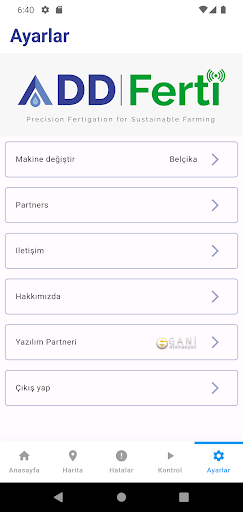 Android application AddFerti screenshort