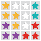 Star blocks puzzle icon