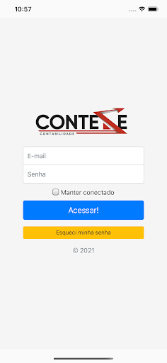 Android application Contese Contabilidade screenshort