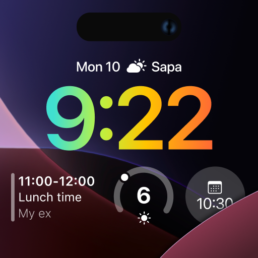Lock Screen, Widgets - YoLock logo