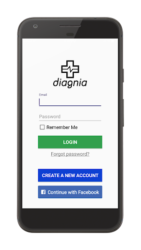 Android application Diagnia screenshort