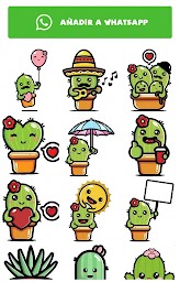 stickers para whatsap Cactus