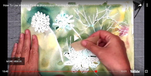 Android application How to paint watercolor screenshort