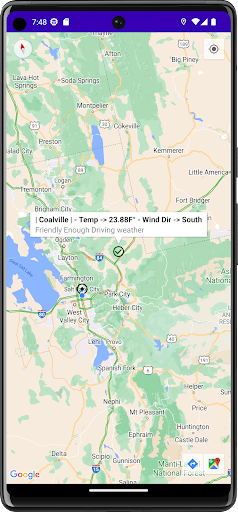 Android application Map Eyes screenshort