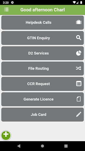 Android application PALPOCKET 4.0 screenshort