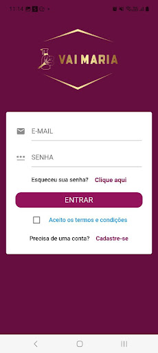 Android application Vai Maria - Clientes screenshort
