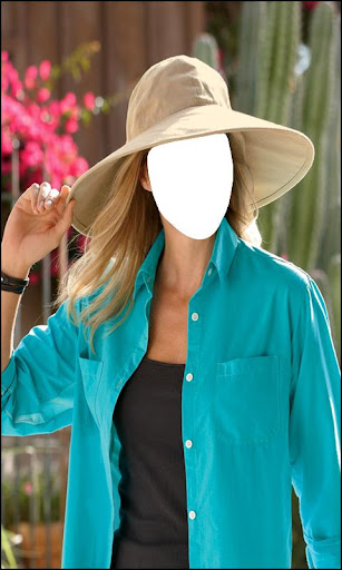Android application Women With Hats Photo Maker screenshort
