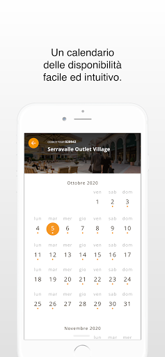Tangerine Ticketing App Screen 3