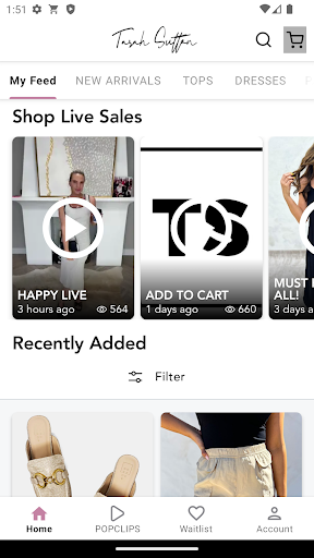 Android application Tarah Sutton screenshort