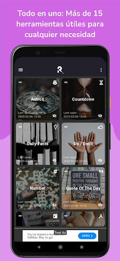 Vista previa de la aplicación