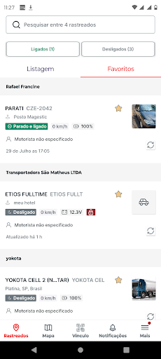 m-tracker Screen 3