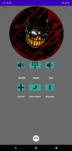 fake call  scary bendy prank