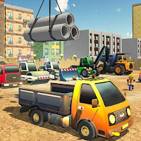 Construction City Excavator Construction Sim Game