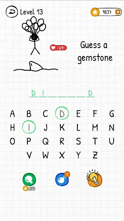 Game screenshot Hangman Words:Two Player Games apk download