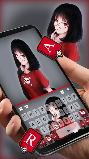 Cute Intellect Girl Keyboard B Screen 2