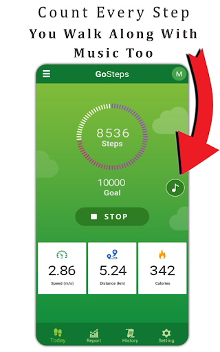 GoSteps - Step Counter screenshot 1